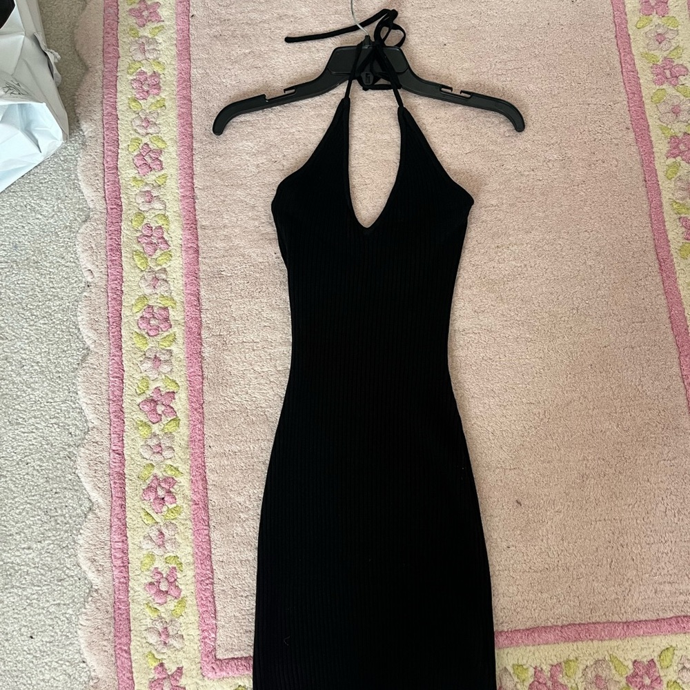 Abercrombie sweater halter midi dress